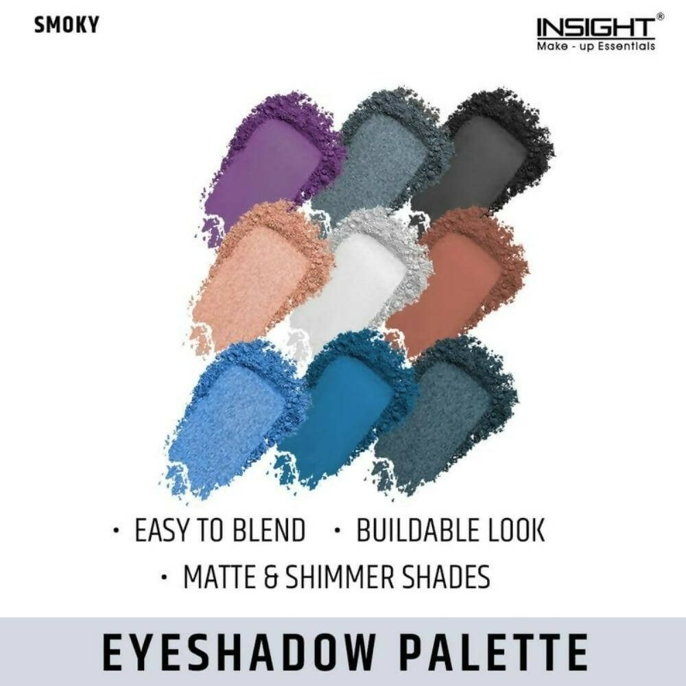 Insight Cosmetics 9 Color Eyeshadow Pallate - Smoky | Grocsy