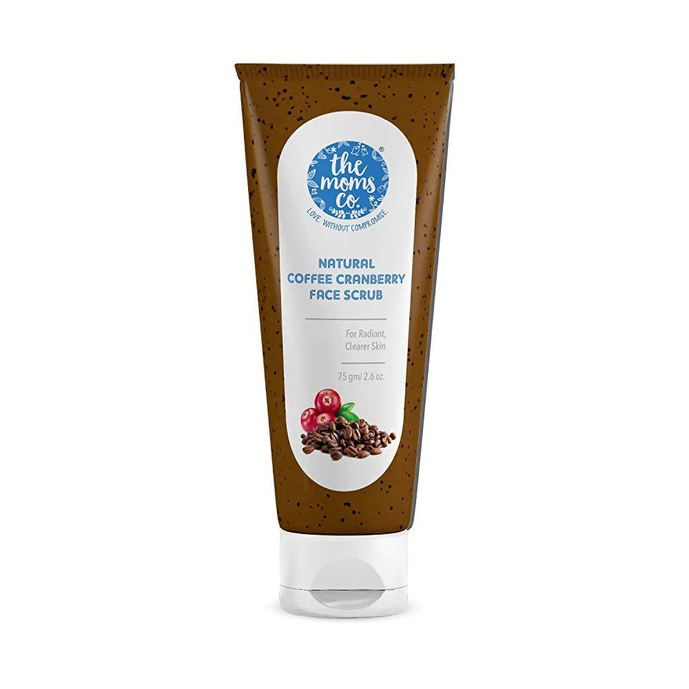 The Moms Co Natural Cranberry Coffee Face Scrub | Grocsy