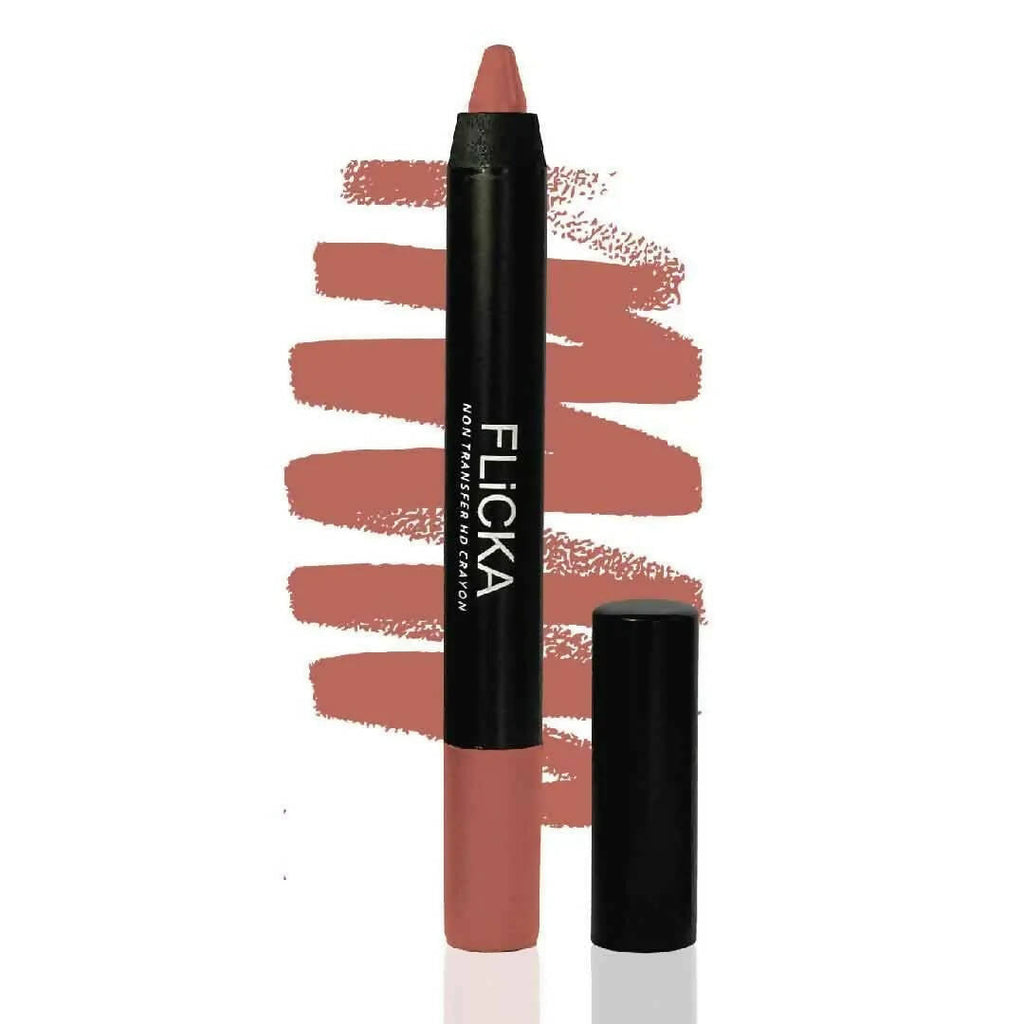 FLiCKA Lasting Lipsence Crayon Lipstick 01 Sleeping Beauty | Grocsy