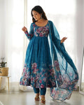 Joban Fashion Rama Kurta Set Organza Sequin Embroidery Work | Grocsy