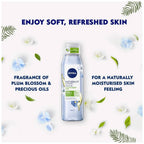 Nivea Naturally Good Plum Blossom & Oil Shower Gel | Grocsy