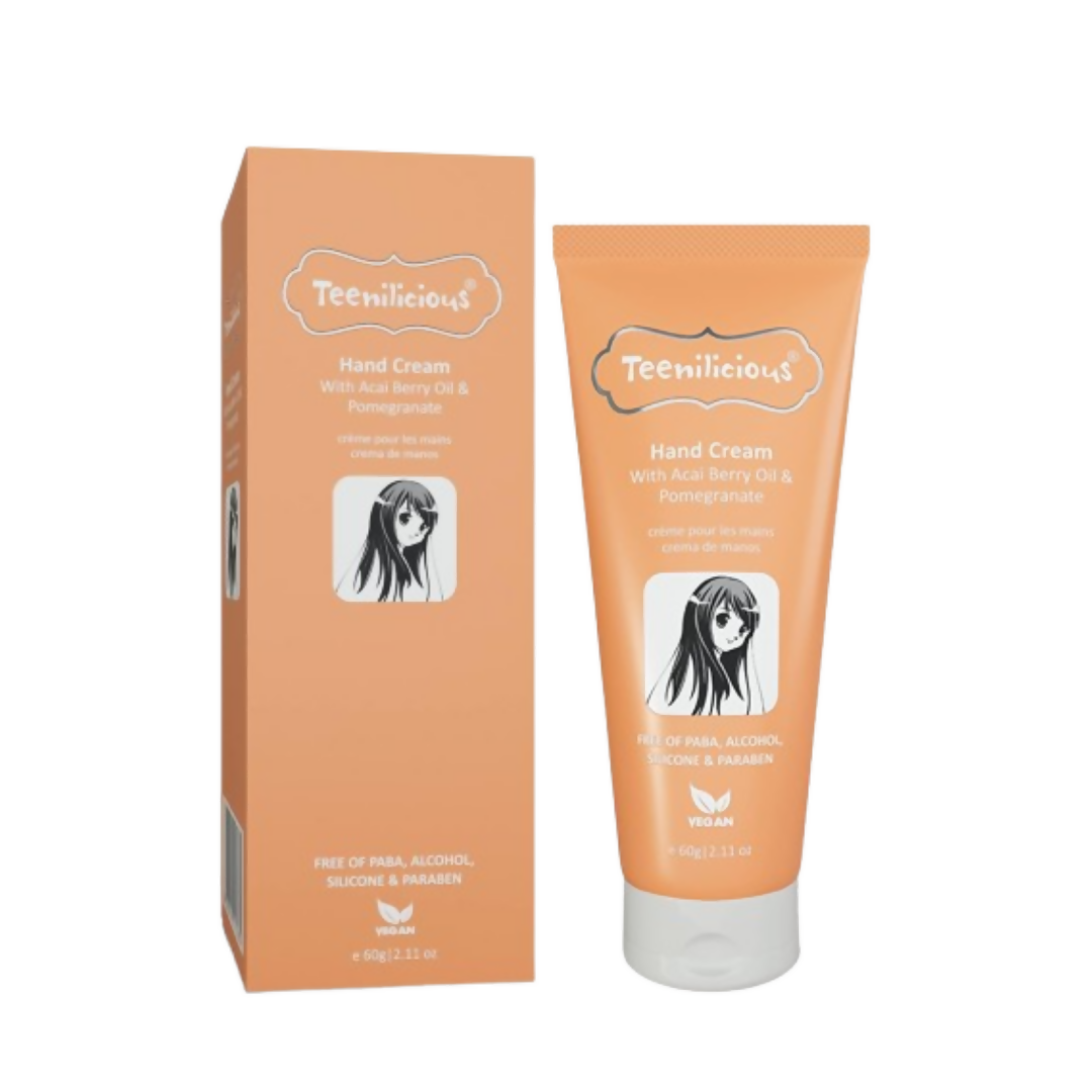 Teenilicious Hand Cream With Acai Berry Oil & Pomegranate | Grocsy