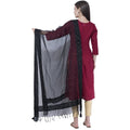 A R Silk Black Color Chandna Dupattas and Chunnis | Grocsy