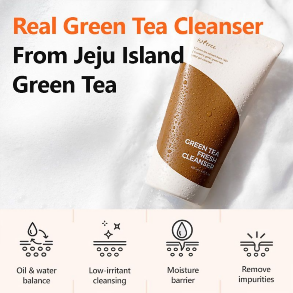 Isntree Green Tea Fresh Cleanser | Grocsy