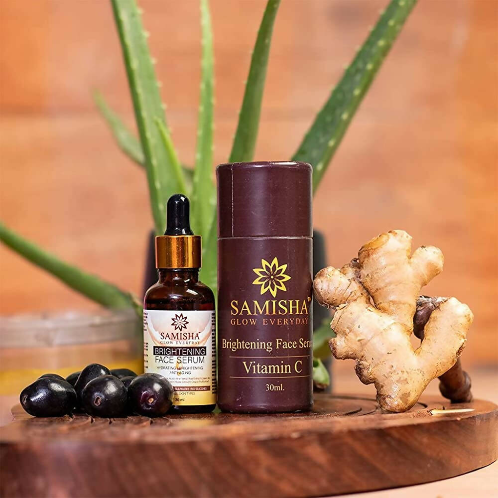 Samisha Organic Brightening Vitamin C Face Serum | Grocsy