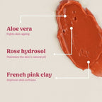 Vilvah Store Wild Rose Face Mask | Grocsy