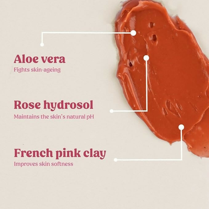 Vilvah Store Wild Rose Face Mask | Grocsy