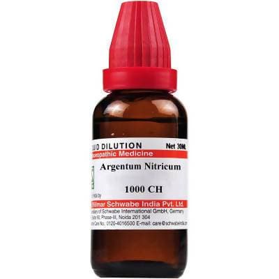 Dr. Willmar Schwabe India Argentum Nitricum Dilution | Grocsy