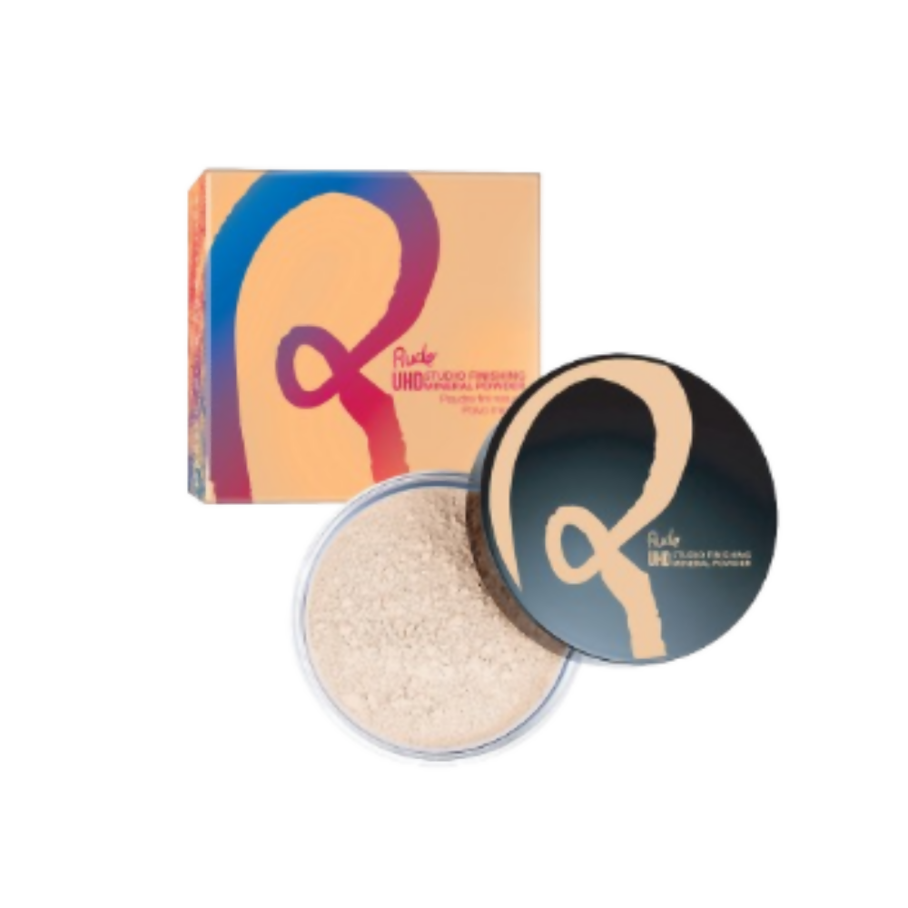 Rude Cosmetics Ultra High Definition Studio Finishing Mineral Powder - Banana | Grocsy