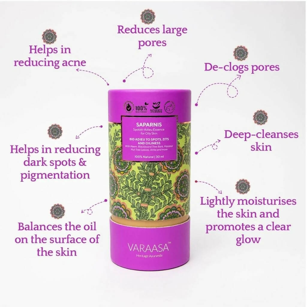 Varaasa Saparnis Spotzit-Adieu Essence for Oily Skin | Grocsy