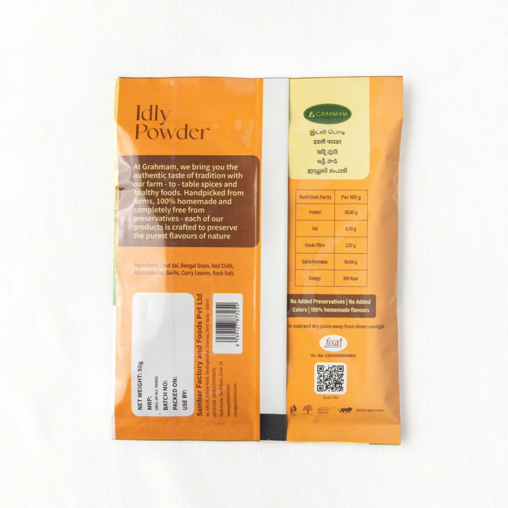 Grahmam Idly Powder | Grocsy