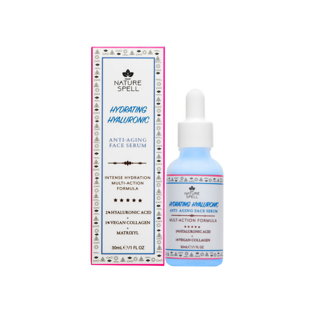 Nature Spell Hyaluronic Acid & Vegan Collagen Face Serum | Grocsy