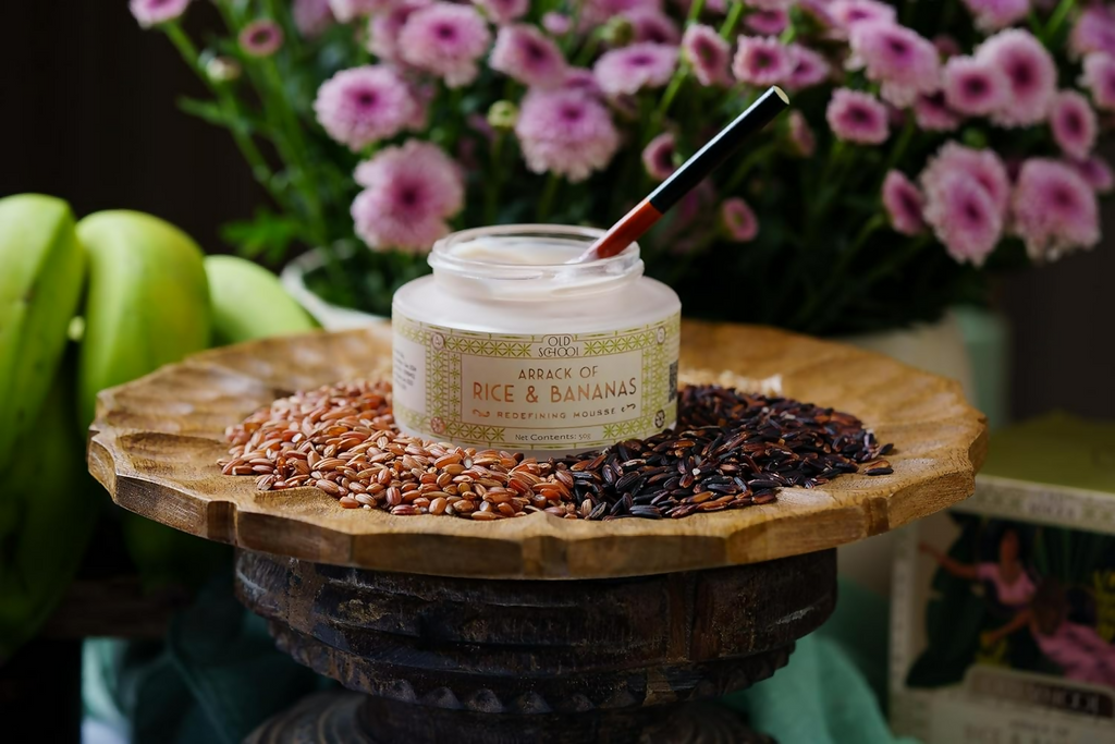 Old School Rituals Arrack of Rice & Banana Redefining Mousse Natural Face Moisturize | Grocsy