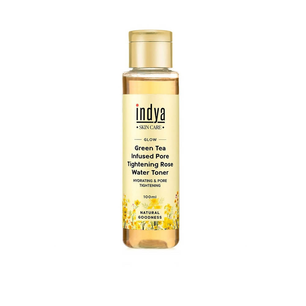 Indya Green Tea Infused Pore Tightening Rose Water Toner | Grocsy