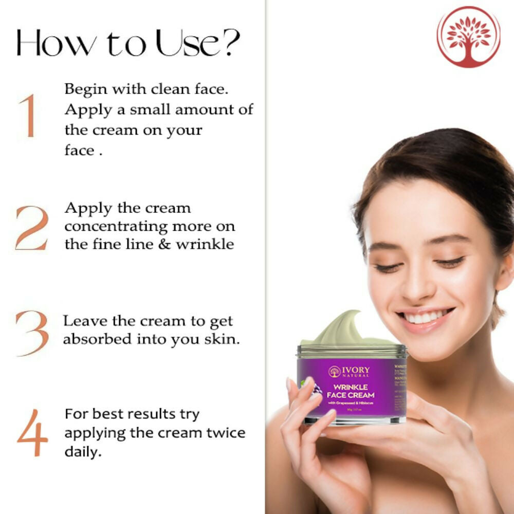 Ivory Natural Wrinkle Face Cream For More Radiant And Youthful Look | Grocsy