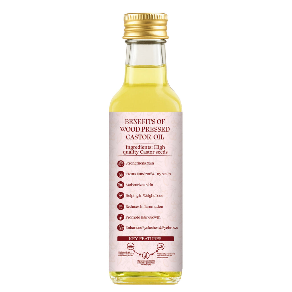 Dorjee Wellness Wood Pressed Castor Oil | Grocsy