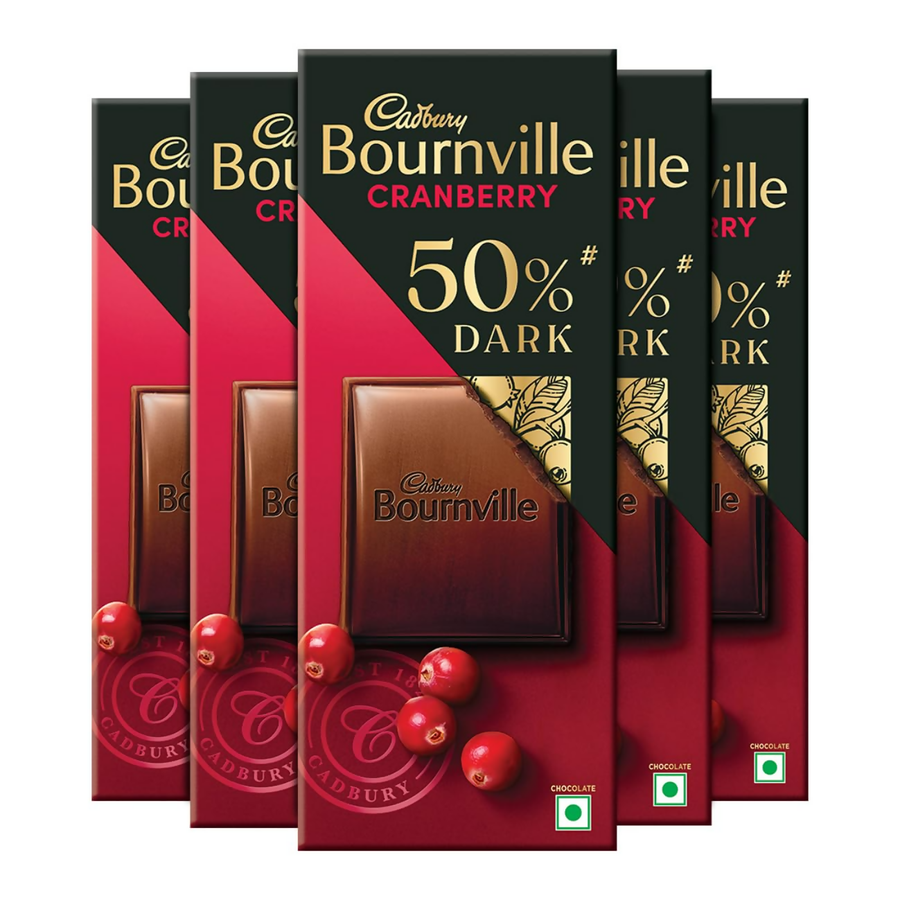 Cadbury Bournville Cranberry Dark Chocolate Bar | Grocsy