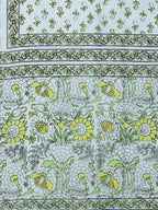 Yufta Yellow and Blue printed kurta with Trouser and Dupatta | Grocsy