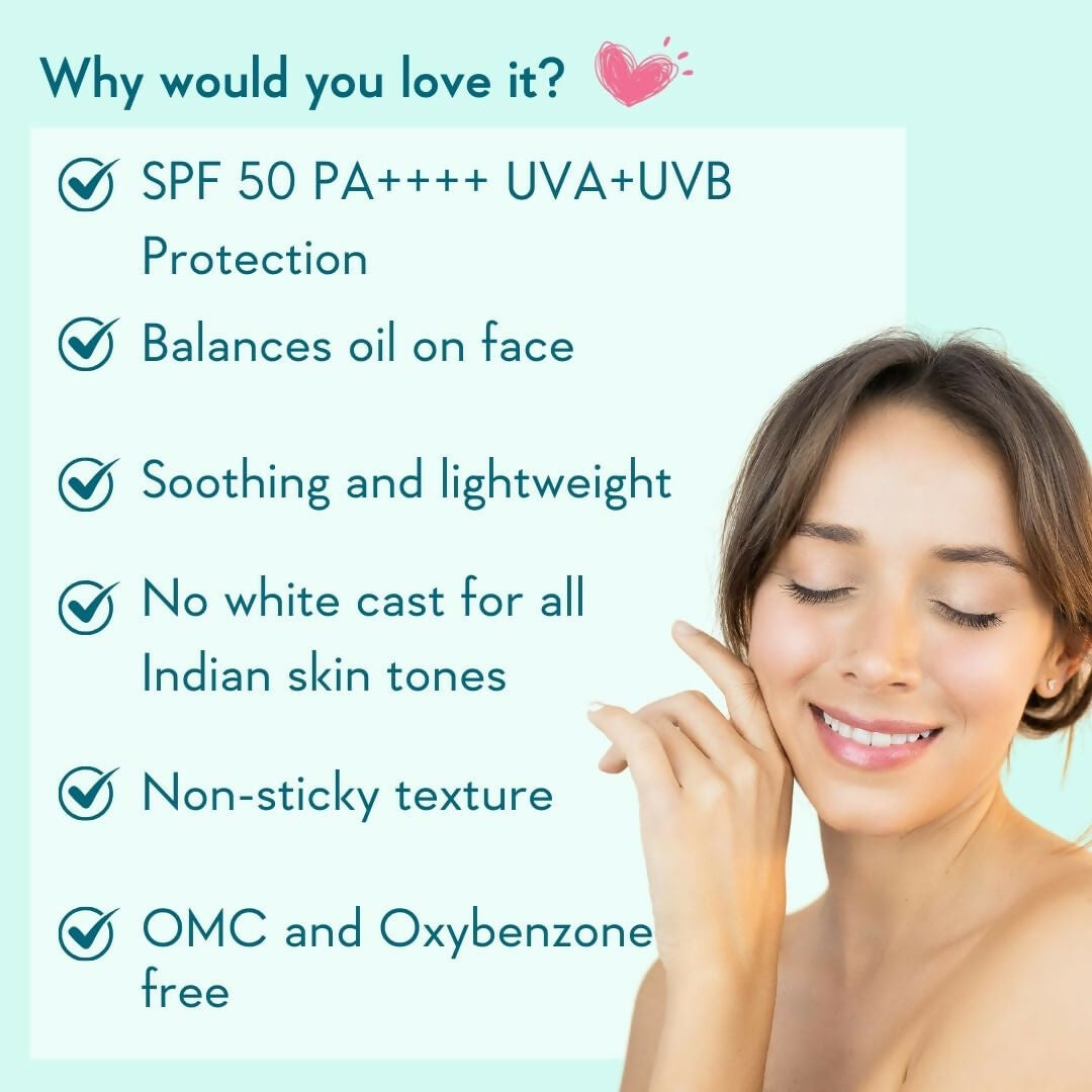 Wishcare 5% Niacinamide Oil Balance Fluid Sunscreen | SPF50 | Grocsy