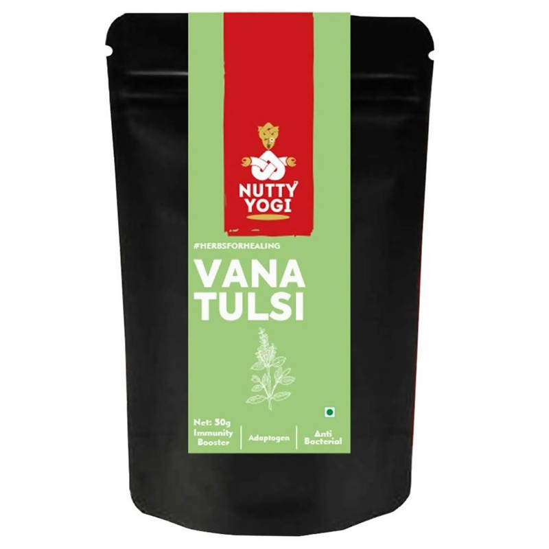 Nutty Yogi Vana Tulsi Dried Leaves (Holy Basil) | Grocsy