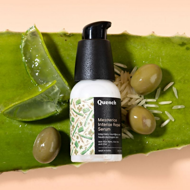 Quench Rice Water Intense Repair Serum With Niacinamide For Dewy & Even Skin Tone | Grocsy