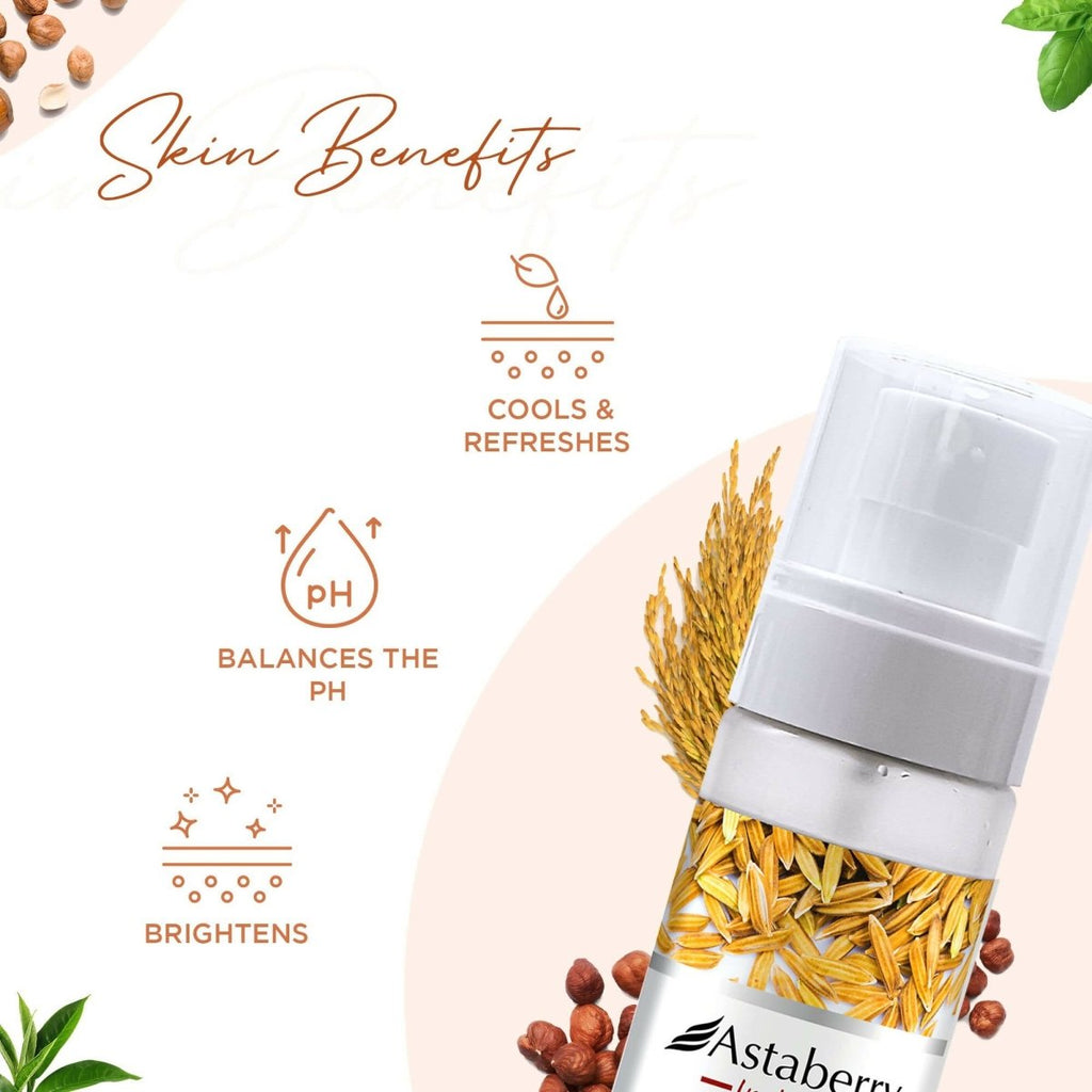Astaberry Indulge Rice & Witch Hazelnut Facial Toner | Grocsy