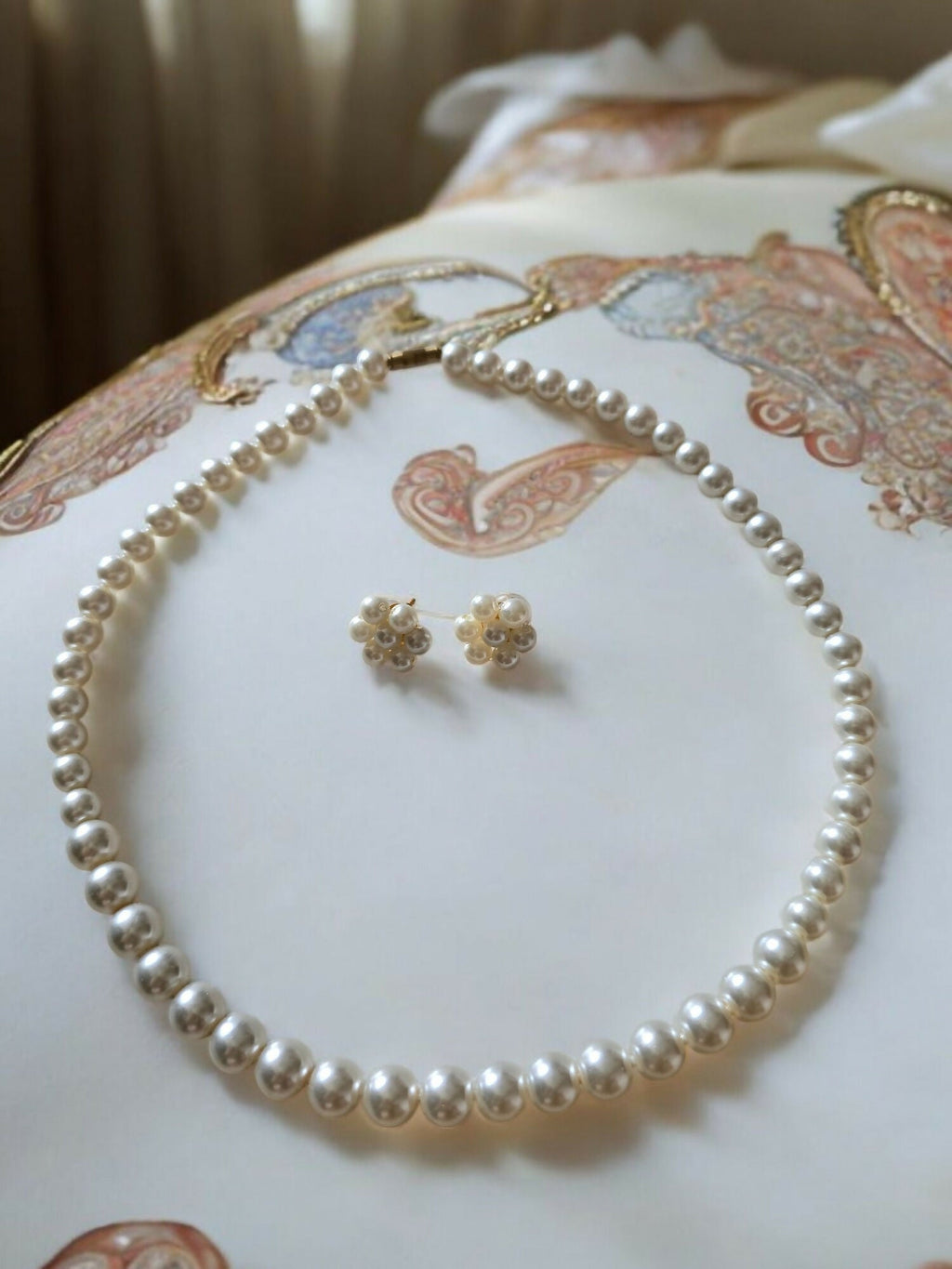 Inhanns Spectrum Everyday Pearl Sets - Single Strand - White | Grocsy