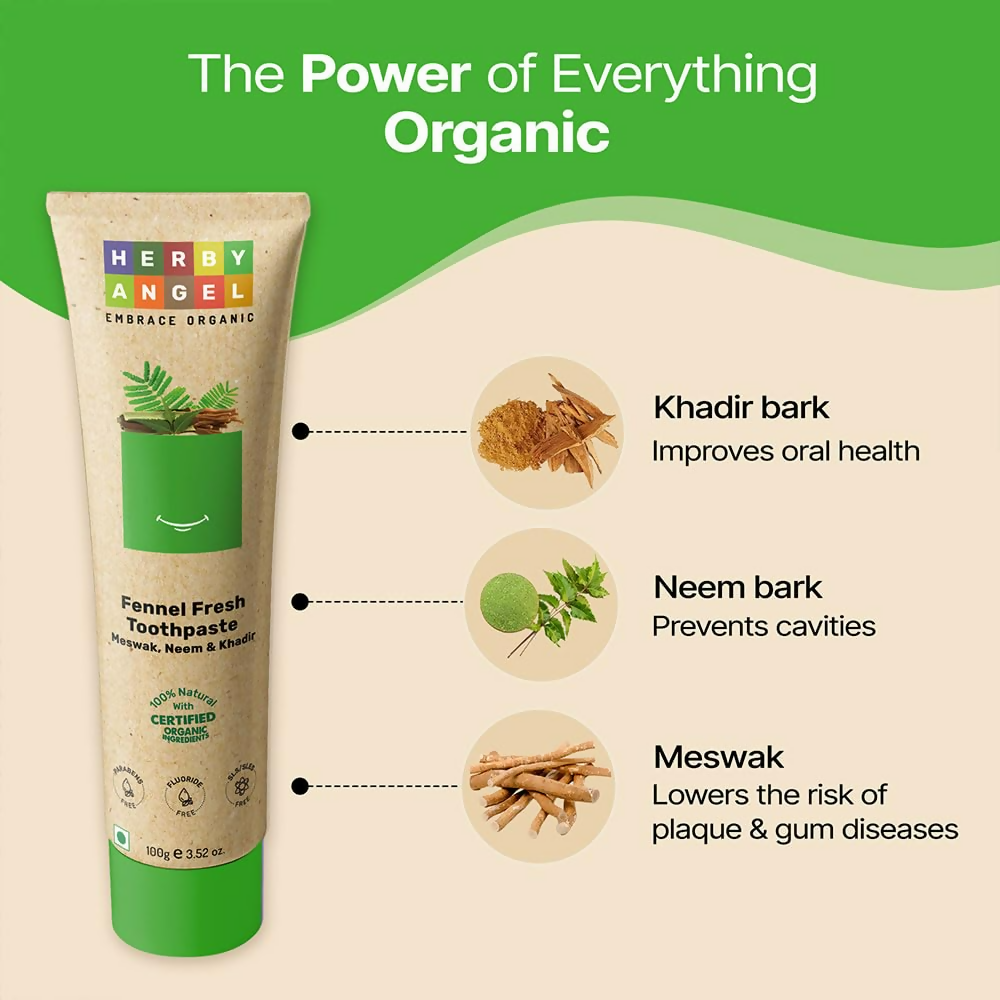 Herby Angel Baby Toothpaste For Strong Teeth | Grocsy
