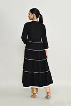 Joban Fashion Black Rayon Tunic | Grocsy