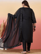 Sztori Women Floral Printed Regular Kurta with Trousers & With Dupatta | Grocsy