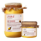 Jiva Ayurveda A2 Gir Desi Cow Ghee Combo | Certified Pure Cow Ghee | Traditional Bilona Method Ghee | Grocsy