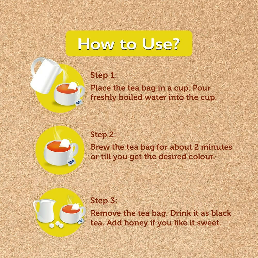 Tetley Lemon Flavoured Tea Bags | Grocsy