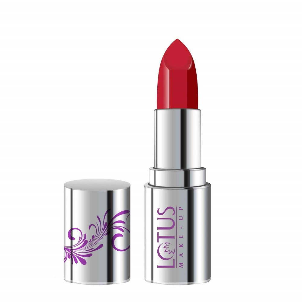 Lotus Makeup Ecostay Butter Matte Lip Colour - Tangy Red (4 Gm) | Grocsy