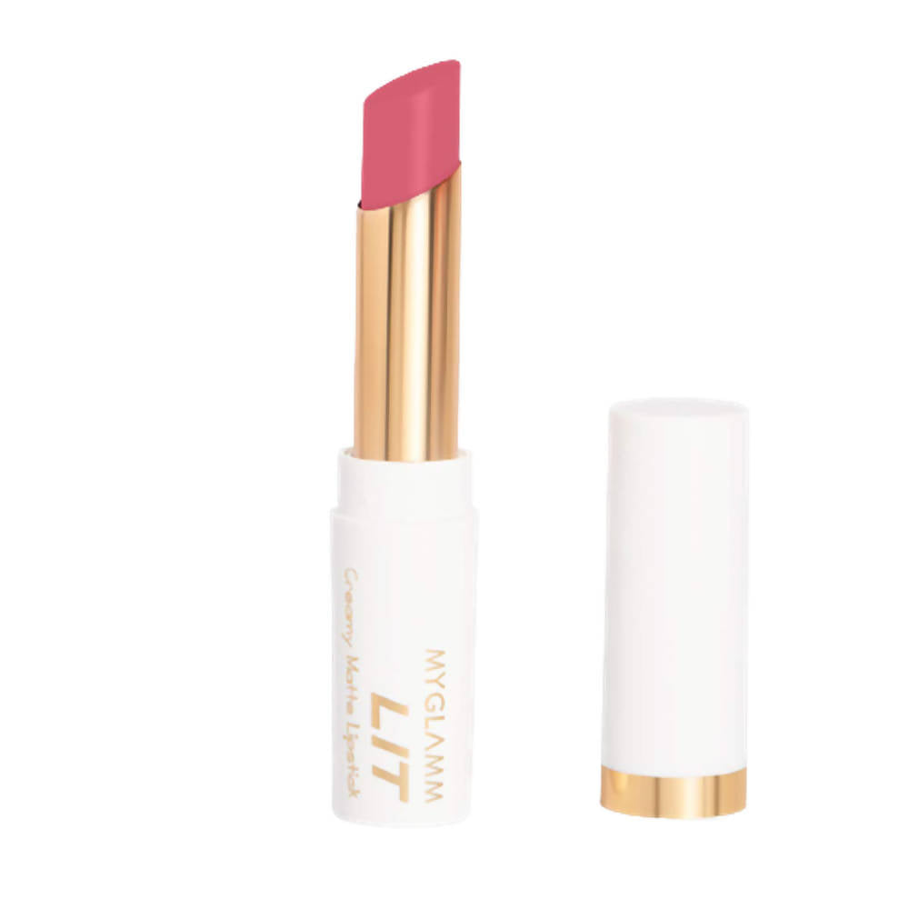 MYGLAMM LIT Creamy Matte Lipstick Tequila Sunrise | Grocsy