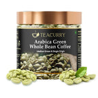Teacurry Arabica Green Coffee Bean (Raw Whole Beans, 100% Arabica, Unroasted) | Grocsy