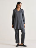 trueBrowns Grey Short Co-Ord Set | Grocsy