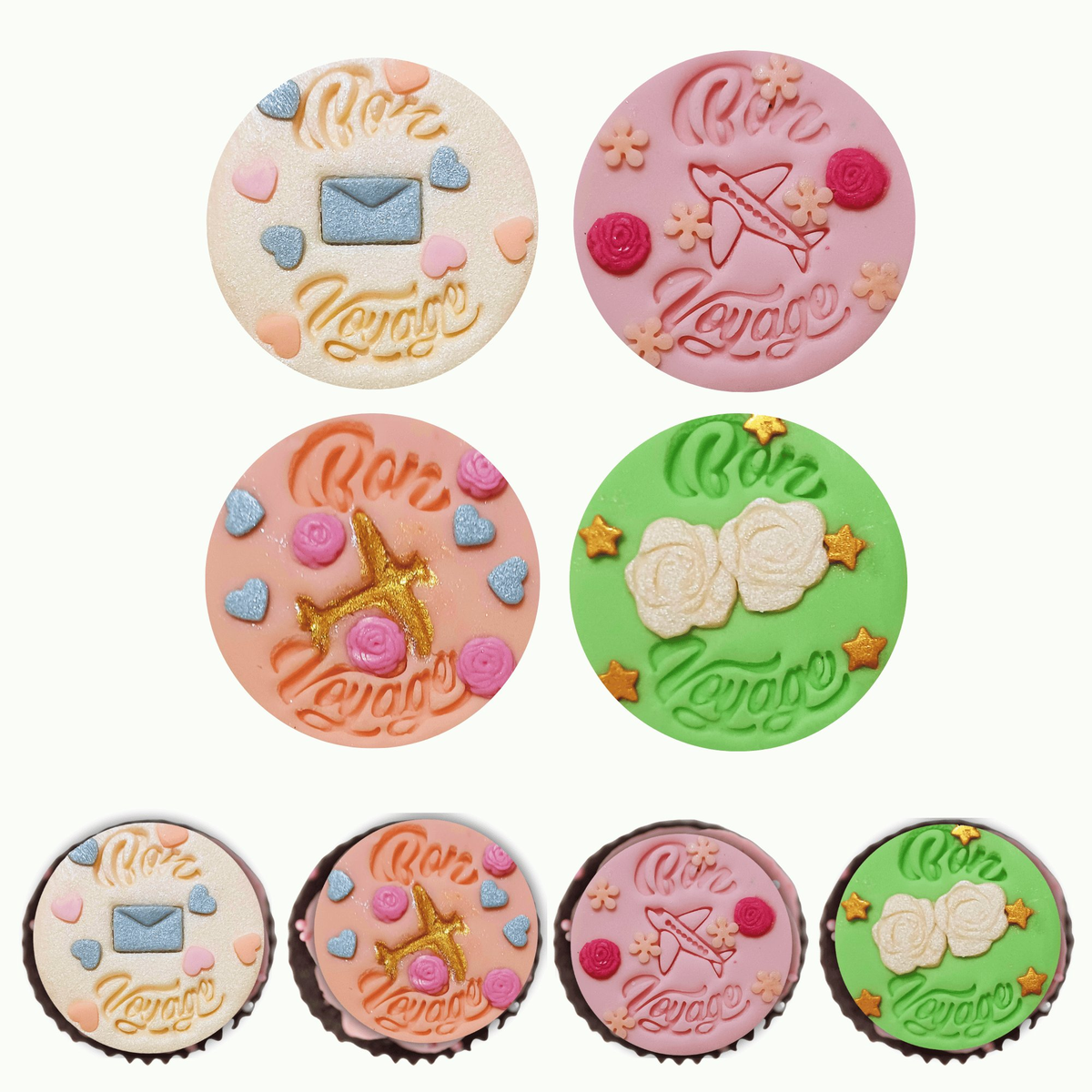 Confect Bon Voyage | Edible Celebration Topper | Grocsy