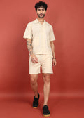 Fabmade The Life Co2. Cotton Linen Relaxed Shirt & Shorts | Grocsy