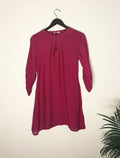 trueBrowns Pink Solid Muslin Top | Grocsy