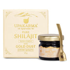 Upakarma Ayurveda Pure SJ Resin Form With Gold Dust | Grocsy