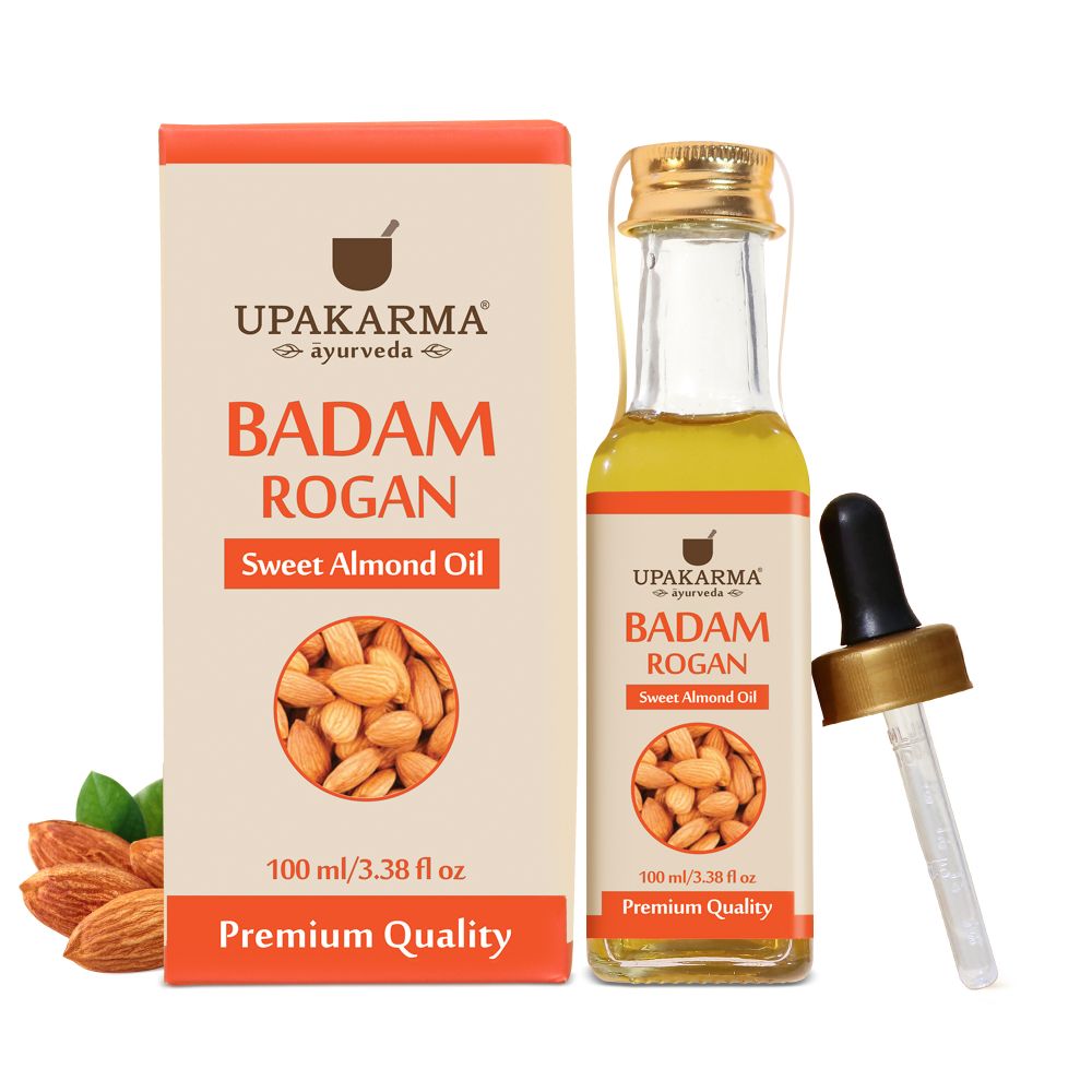 Upakarma Ayurveda Badam Rogan Sweet Almond Oil | Grocsy