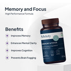 Miduty by Palak Notes Memory & Focus Capsules | Grocsy