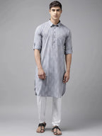 Fabmade Pure Cotton Pathani Kurta For The Modern Man | Grocsy