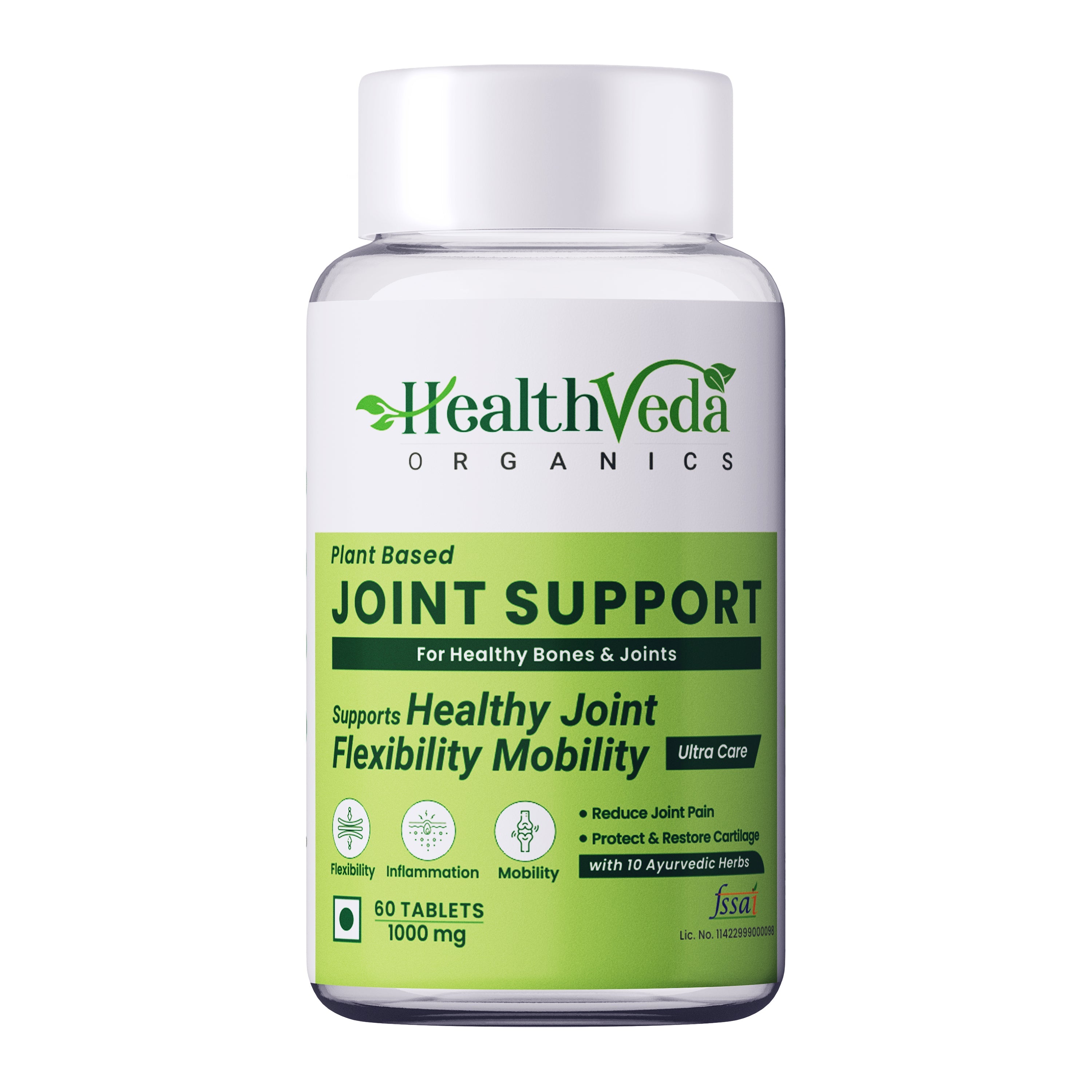 Health Veda Organics Plant Based Joint Support Tablets | Grocsy