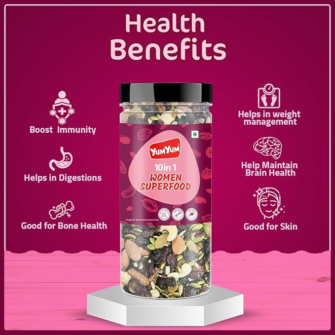 Yum Yum 10 In 1 Women Superfood Jar | Grocsy