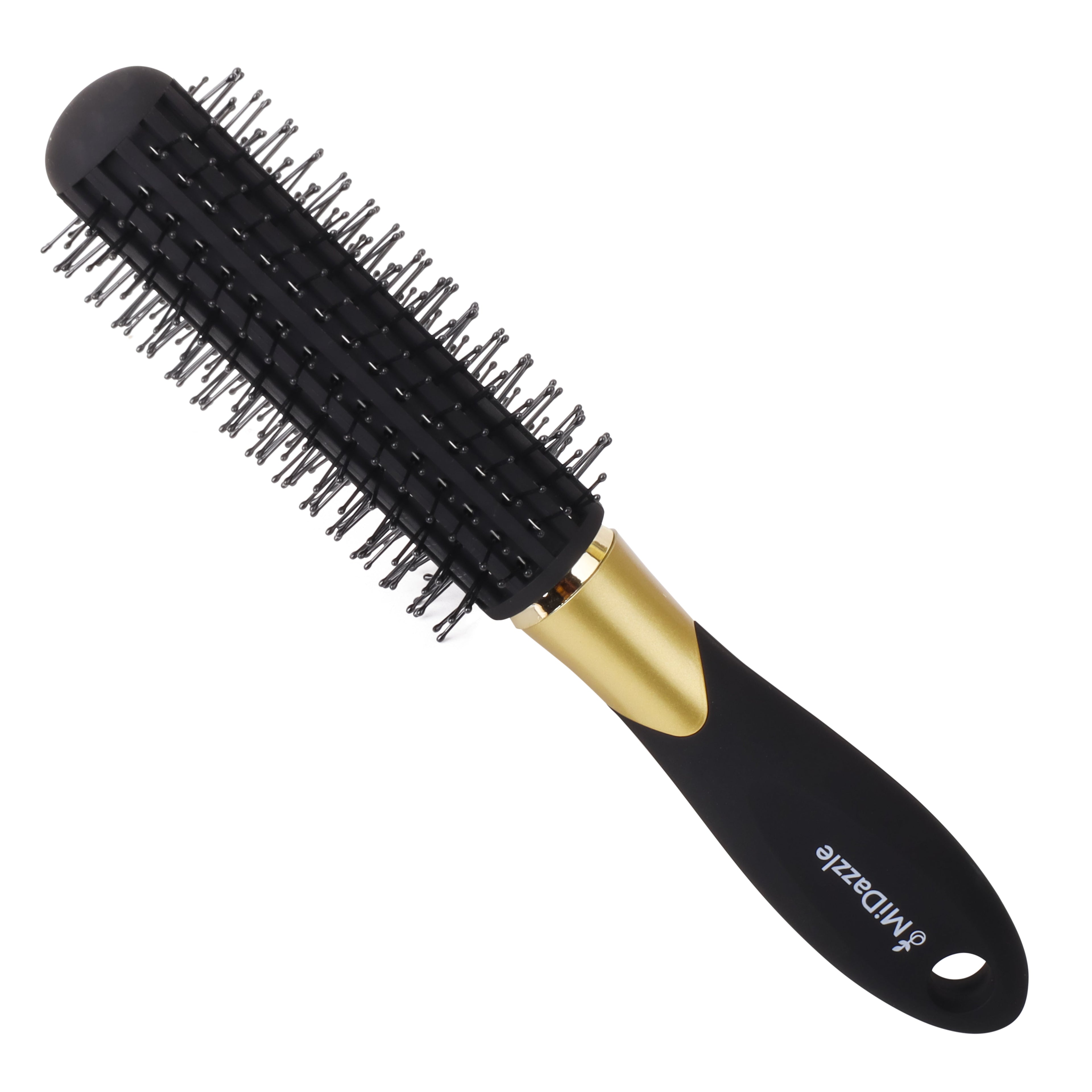 MiDazzle Hair Brush (Black & Gold) MIHB0031 | Grocsy