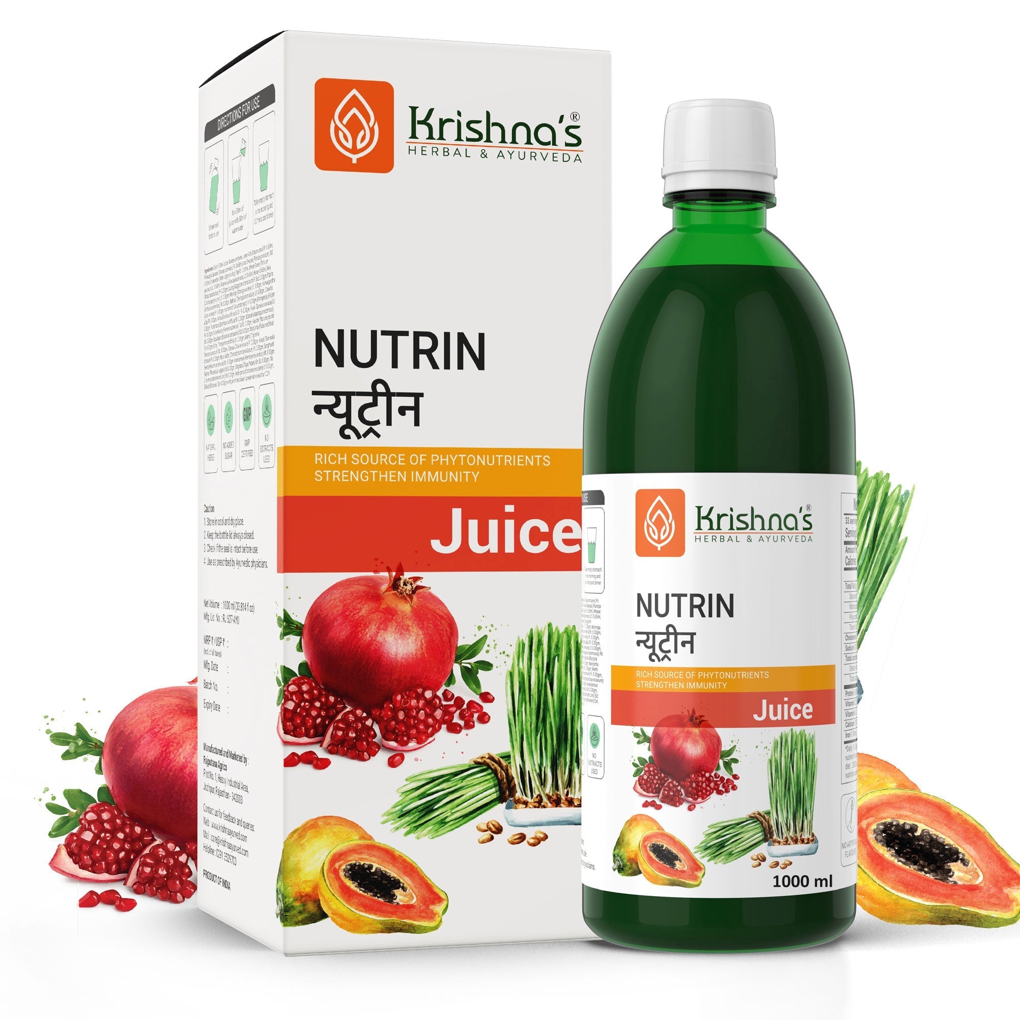 Krishna'S Herbal & Ayurveda Nutrin Juice | Grocsy