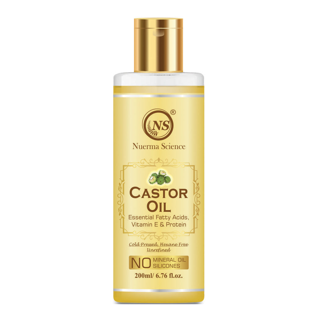 Nuerma Science Castor Oil For Skin & Body | Hydrating & Soothing Massage Oil | Grocsy