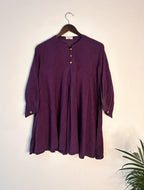 trueBrowns Purple Slub Top | Grocsy