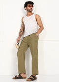 Fabmade Olive Root Linen Pyjama | Grocsy